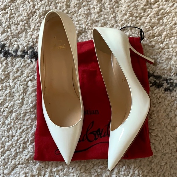 Christian Louboutin Shoes - Christian Louboutin white pumps